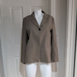 Topshop Women's Taupe Blazer Women's 12